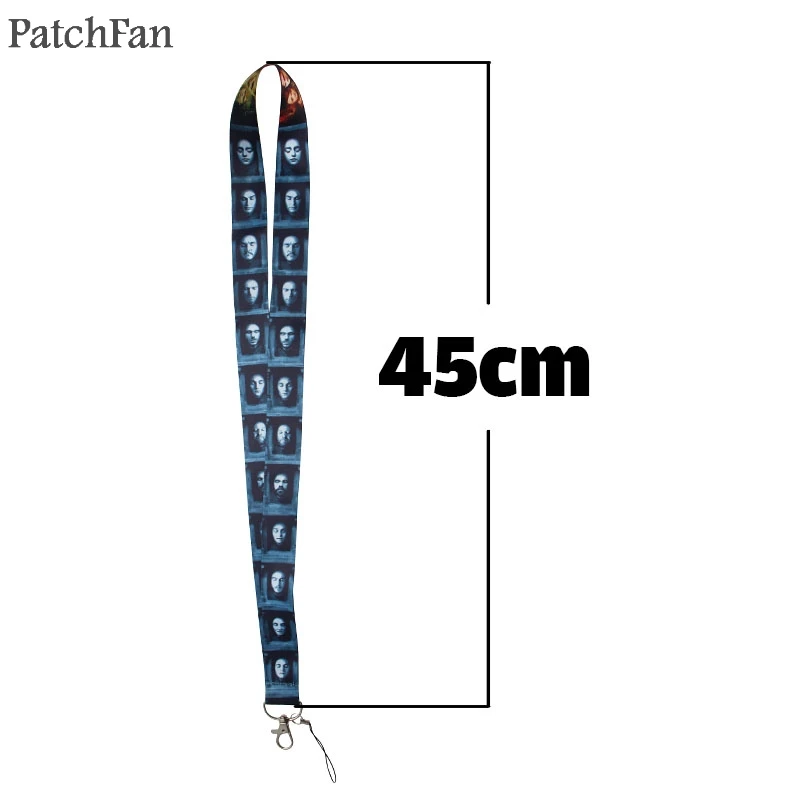 Patchfan Игра престолов брелок ремешок тесьма лента шейный ремень ткань para id значок держатели для телефонов Ожерелье Аксессуар A1179
