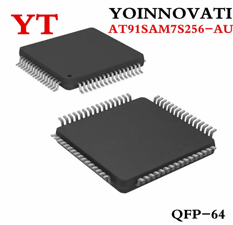 

AT91SAM7S256-AU AT91SAM7S256 91SAM7S256 ARM7 MCU 32 бит 256K 64LQFP IC 2 шт.