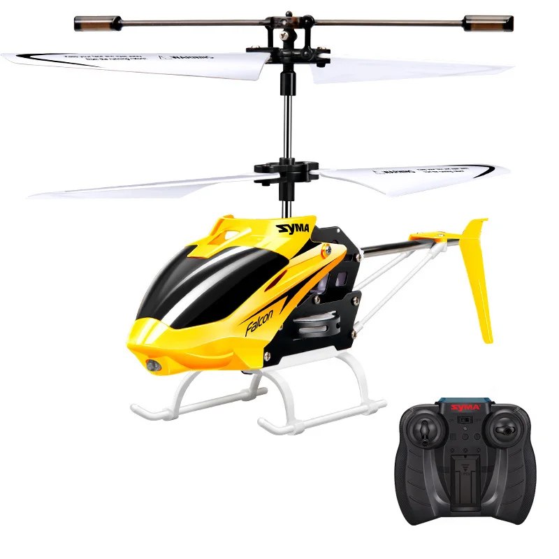 Syma официальный 2 канальный Радиоуправляемый вертолет домашняя игрушка с