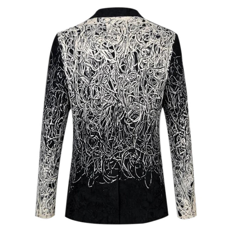 Cloudstyle 2018 новый модный бренд Для мужчин Пиджаки для женщин одна кнопка формальный