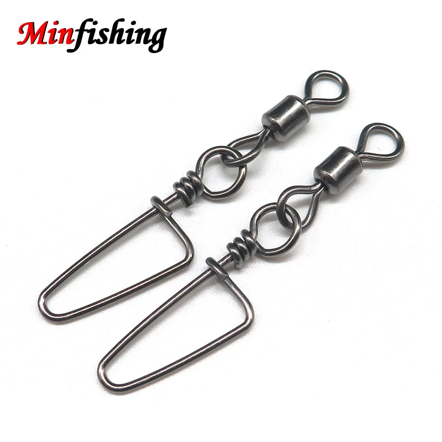 Minfishing 50 шт./лот рыболовный поворотный MS+ HX поворотный с оснастка Coastlock рыболовные аксессуары рыболовный крючок Разъем