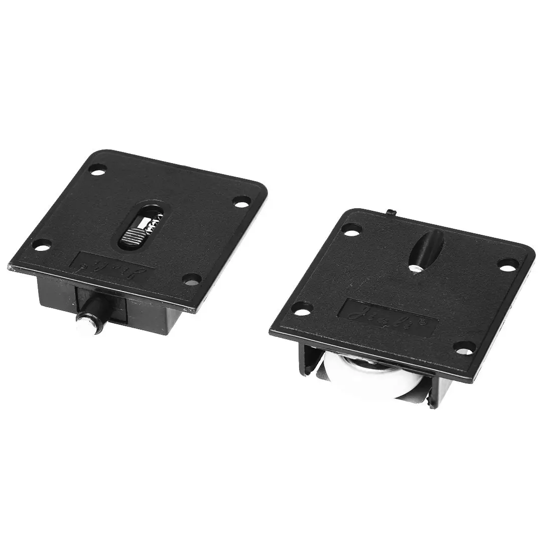 2 набора компонентов шкафа черная пластиковая пластина 25 мм диаметр колеса