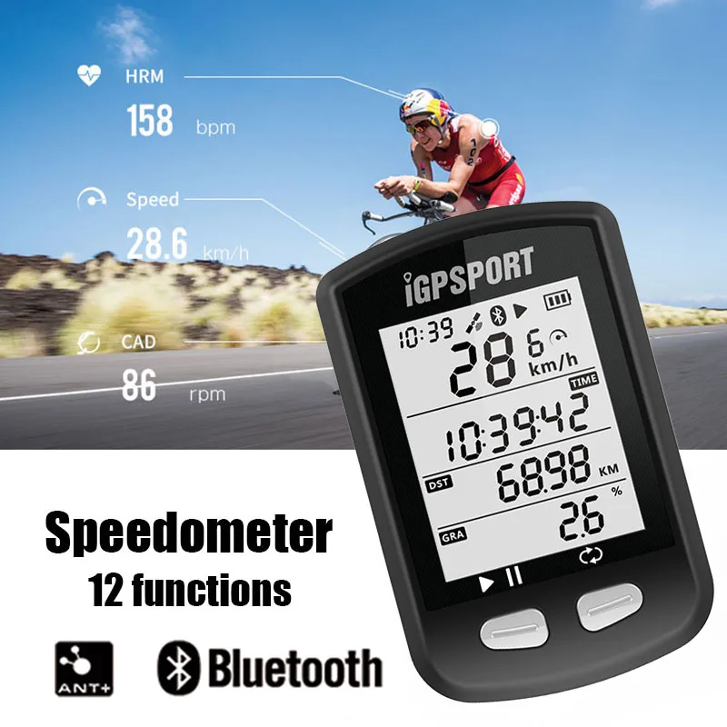 В наличии iGS10 Спидометр Heigh чувствительный gps велосипедный компьютер I ORT MTB