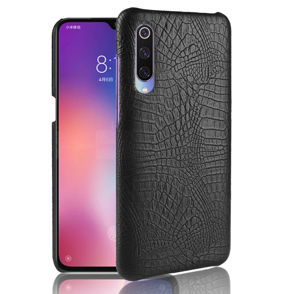 Чехол для Xiaomi mi 9 роскошный чехол из искусственной кожи с узором крокодиловой mi9 SE