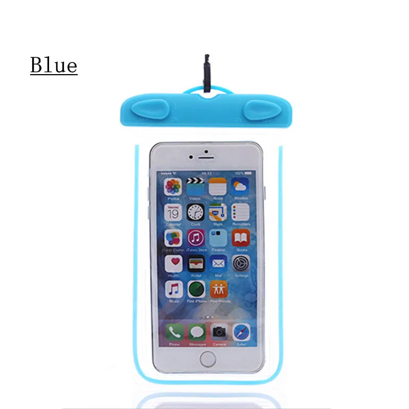 Outdoor portable Sports Waterproof phone case for Huawei P8 P9 Lite Plus Blackberry Sony s36h Swimming raining transparent Bags | Мобильные