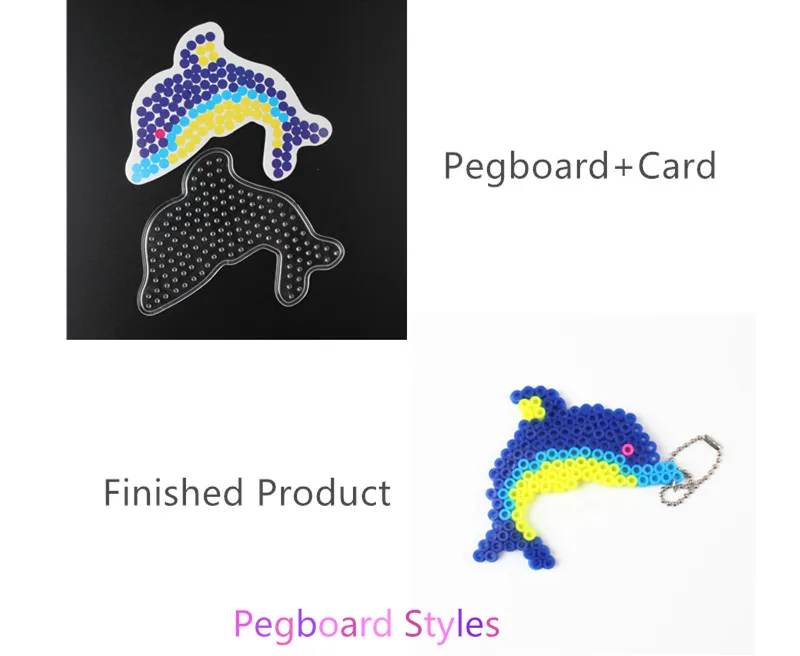 5 мм 3D головоломка игрушки для детей Pegboards шаблоны шаблонов для Хама бусины игрушки Perler бусины развивающие игрушки ручной работы искусство