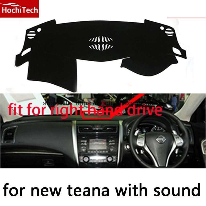 For nissan teana Double layer Silica gel Car Dashboard Pad Instrument Platform Desk Avoid Light Mats Cover Sticker | Автомобили и