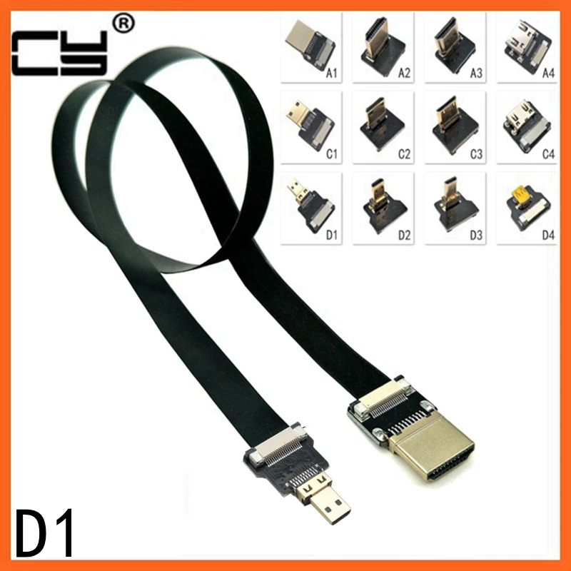 D1 Мини камера Gimbal Line Micro HDMI к HD экранированный кабель для воздушной FPV Дрон