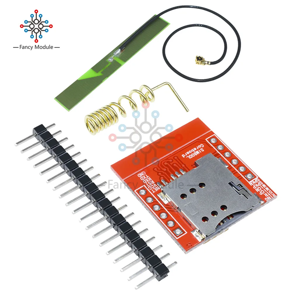 SIM800L GPRS GSM модуль Micro SIM карта ядро четырехдиапазонный TTL Серийный порт антенна PCB