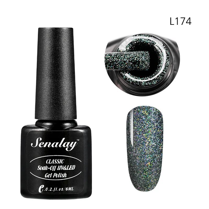 RE12-L174 Senalay Гель-лак UV Vernis Полупостоянный Радужный цветной Блестящий лак Гибридный гвоздь искусство все для маникюра Гель-лак для ногтей - Цвет: RE12-L174