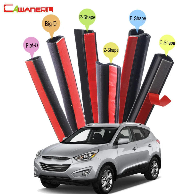Автомобильная уплотнительная лента Cawanerl комплект резиновых уплотнительных лент