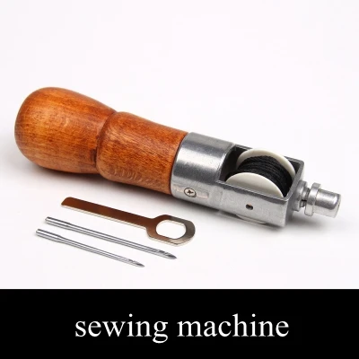 machine Швейная машина для кожи набор шило для шитья speedy stitcher для шитья или ремонта тяжелой кожи saddlery холст парус и холст - Цвет: machine