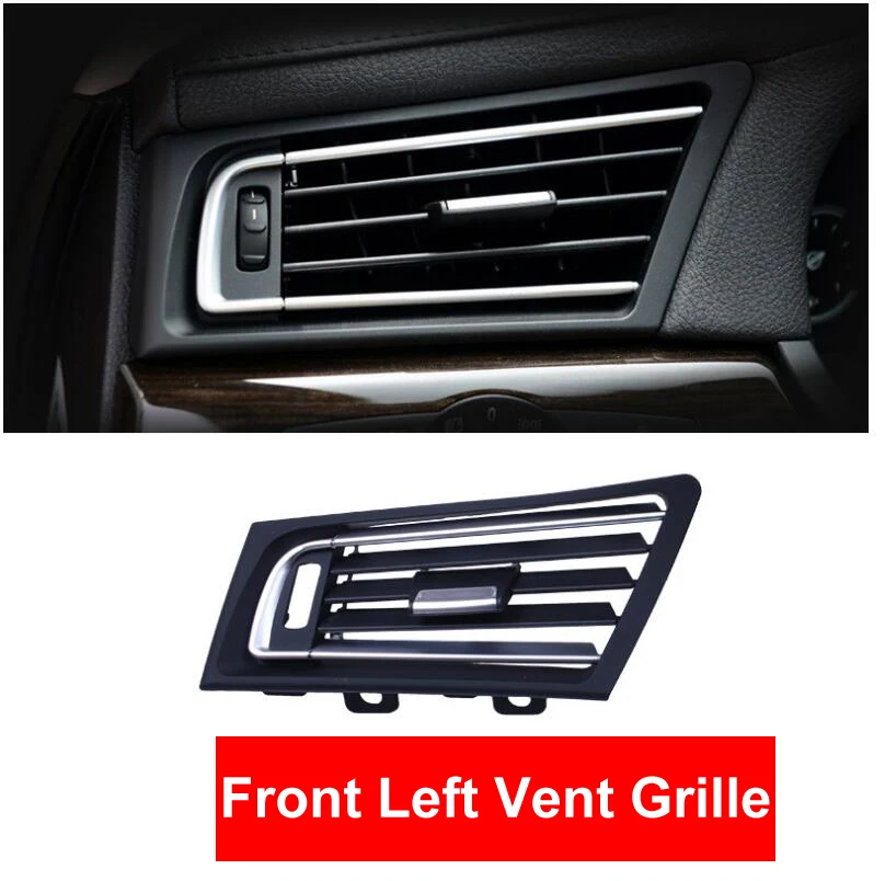 

LHD Car Front Left Row Wind Air Conditioning Vent Grill Outlet Panel Chrome Plate Replace For BMW 7 series F01 F02 730 735 740