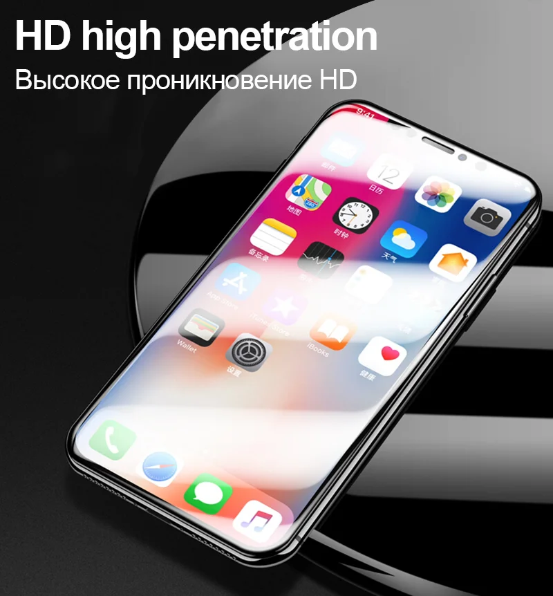 MRGO защита экрана закаленное стекло для iPhone XS Max полное покрытие защита 8 5D Стекло 6 7 Plus пленка для iPhone 6 s XR XS стекло