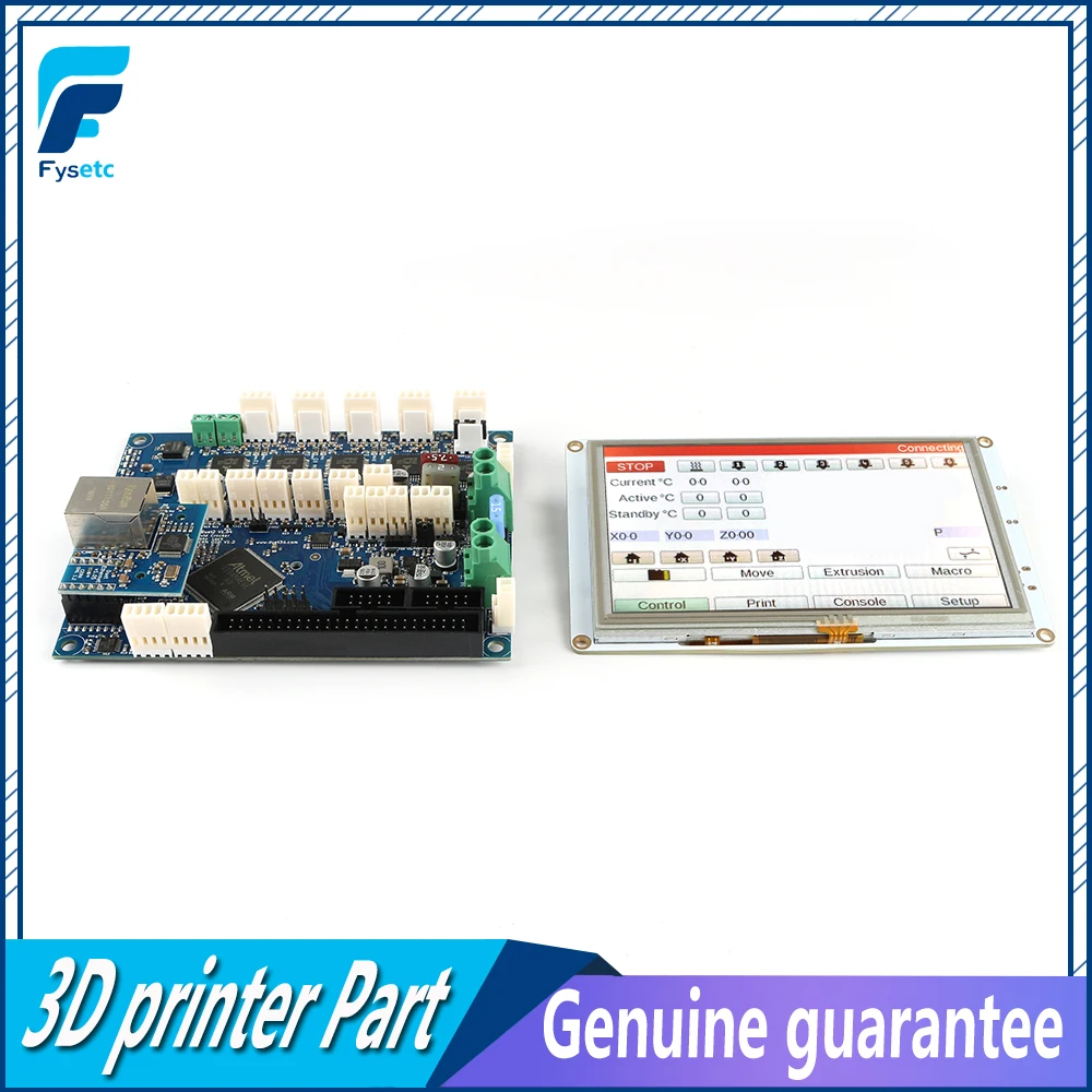Clone Duet 2 Ethernet усовершенствованная 32 битная Электроника V1.04 с 5 дюймовым панелью 5i