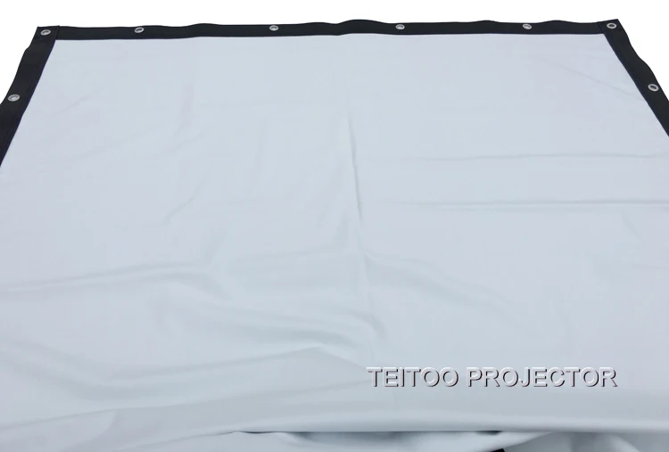 250 дюймов 4:3 Мягкая Белая Черная передняя ручная фотопленка из ПВХ