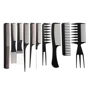 Профессиональная расческа для волос 10 шт.компл., расческа для парикмахерских салонов, антистатические расчески, парикмахерские расчески, инструменты для укладки, уход за волосами