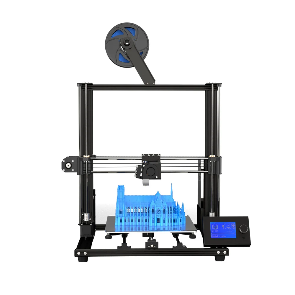 Anet A8 Plus 3d Принтер Комплект самостоятельной сборки 300*300*350 мм подвижная ЖК-панель управления защита от перегрузки по току материнская плата
