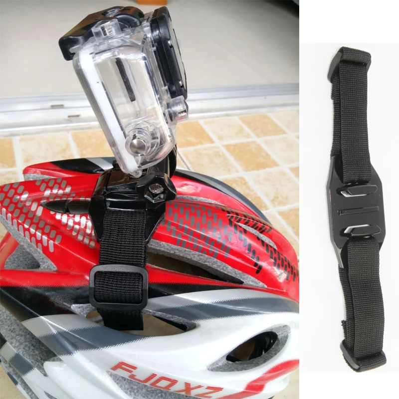 For Gopro Accessories Adjustable Helmet Strap Mount for Go pro 5 4 3+ 2 Sj4000 GP04 | Электроника