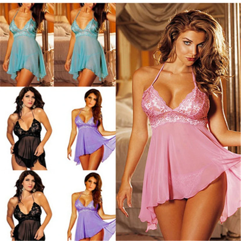 Горячая Распродажа 2018 женское сексуальное нижнее белье Babydoll сексуальная пижама