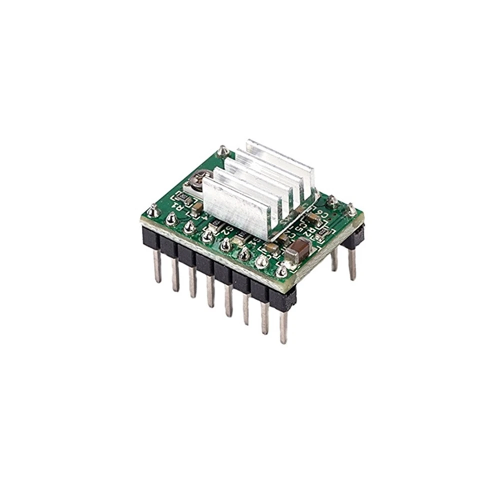 Детали 3D-принтера StepStick A4988 DRV8825 Драйвер шагового двигателя с теплоотводом Reprap RAMPS 1,4 1,5 1,6 MKS GEN V1.4 плата