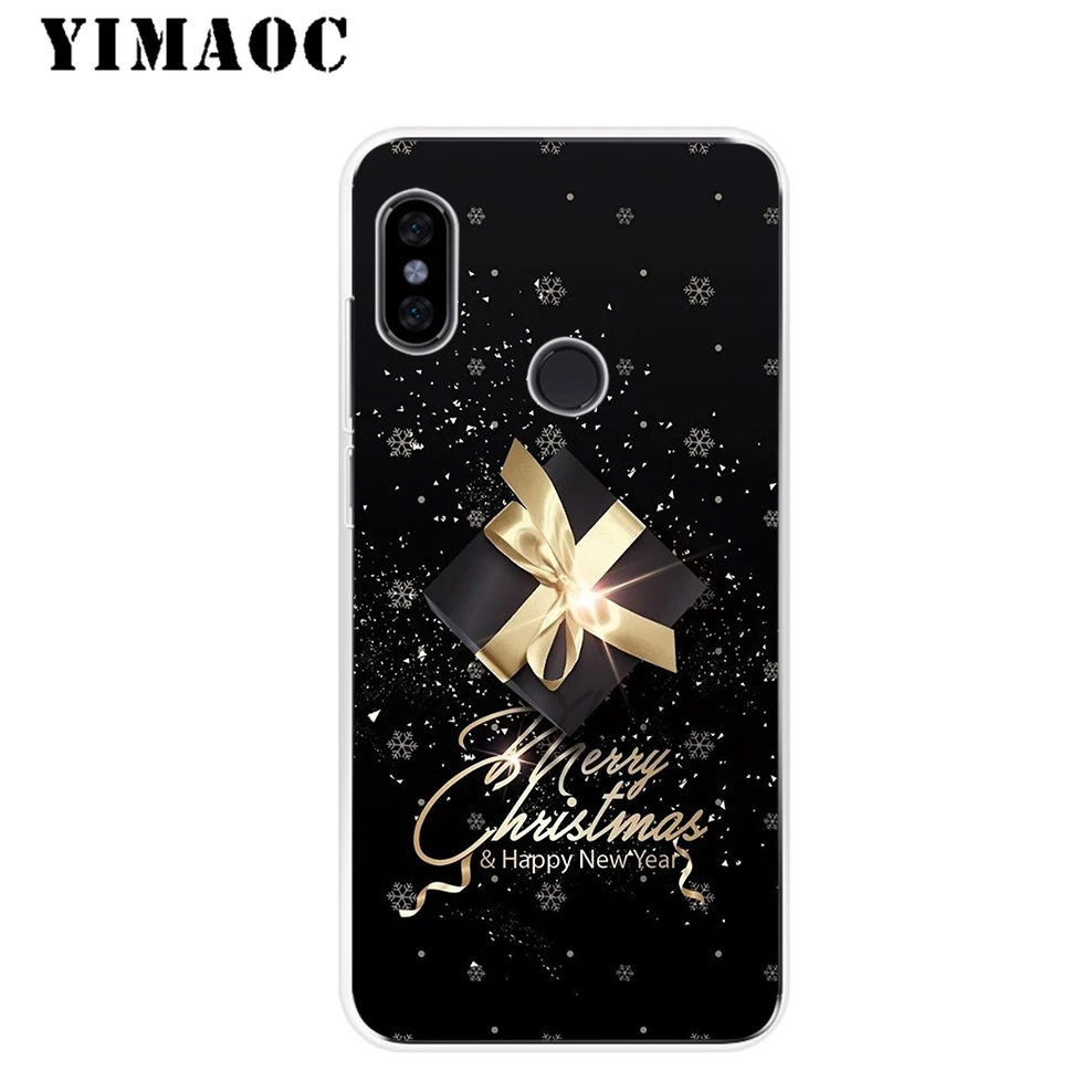Мягкий силиконовый чехол YIMAOC Merry Christmas Beard для Xiaomi Redmi 6 6A 5A 5 S2 Puls Note 8 7 4X4 4A Pro Go |