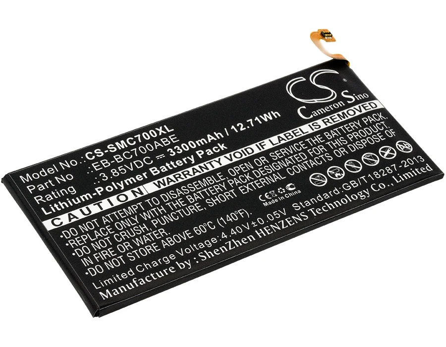 Cameron Sino 3300 мАч аккумулятор для Samsung Galaxy C7 Duos EB BC700ABE SM C7000 C7010 C7018/DS|Аккумуляторы