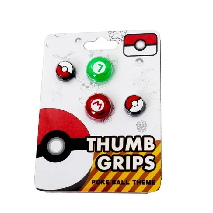 ML Type 4pcs Thumb Stick Grips Analog Caps For Nintend Switch NS Joy-Con Controller Soft Silicone Poke Ball Button Cap Cover Accessories - Цвет: ML Type