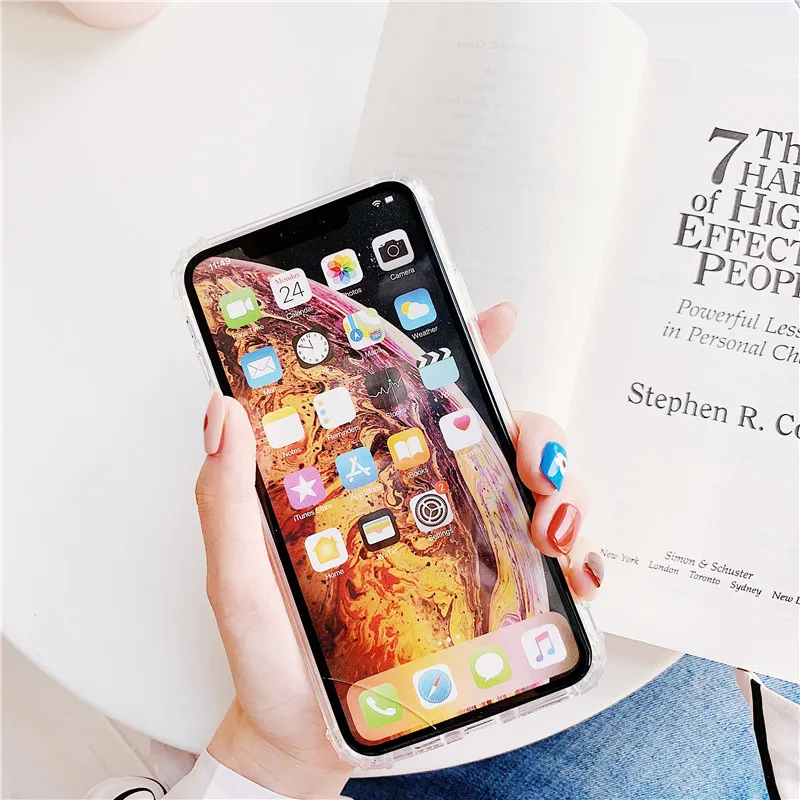 Милый чехол для телефона Sailor moon для девочек iphone 6 6s 7 8 Plus X XS Max XR, уплотненный чехол для телефона с четырьмя уголками