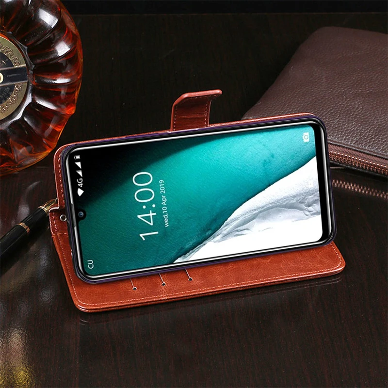 Чехол Oukitel C16 Pro с защитной подставкой, стильный из искусственной кожи, откидная Силиконовая задняя крышка для Oukitel C 16 Pro, кошелек для телефона, Капа 5,71 дюймов
