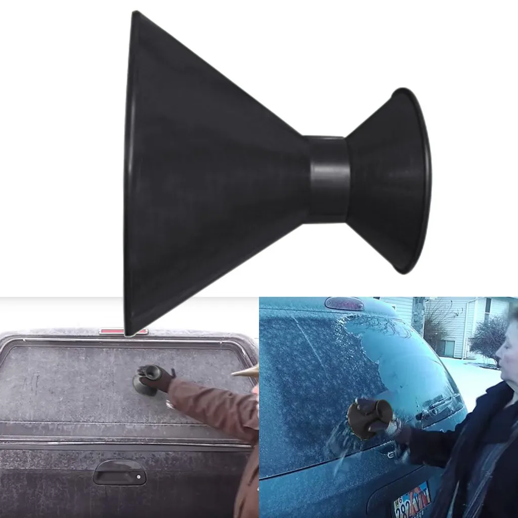 Scrape Круглый Волшебный конусный скребок для льда на ветровом стекле снег