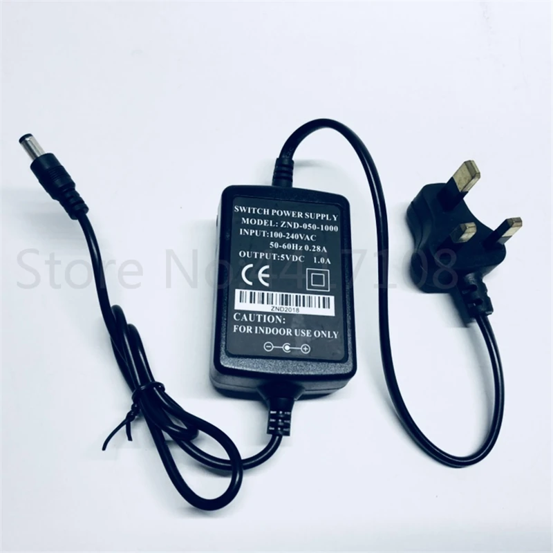 Адаптер питания Великобритании Вход 100 ~ переменного тока выход постоянного 5 в 1 а