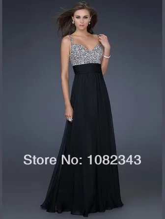 33Free Shipping Hot Sales Spaghetti Strap Fashion A-Line Chiffon Floor-Length Prom Gown Beading Evening Dresses2014 | Свадьбы и