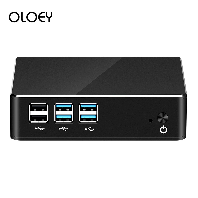 OLOEY Мини ПК Intel Core i7-4500U 8 Гб DDR3L 240 ГБ SSD Windows 10 300 Мбит/с WiFi Gigabit Ethernet 6* USB тонкий клиент NUC