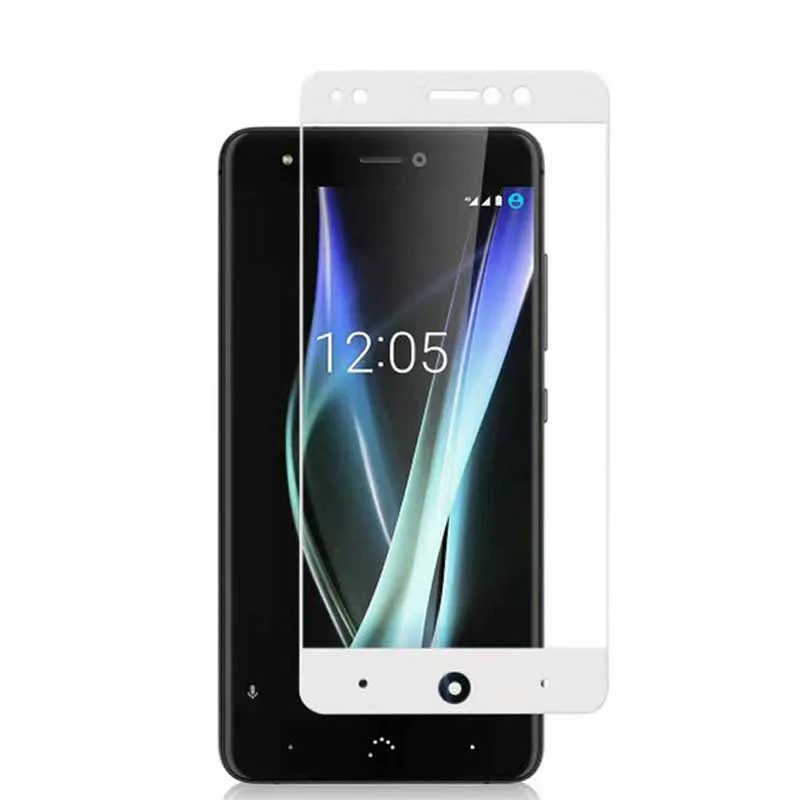 Для BQ Aquaris X Pro Полное покрытие закаленное стекло Премиум Защитная пленка для