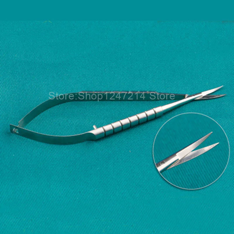 Ножницы для роговицы titanium сплав офтальмологический инструмент Прямые изгиба
