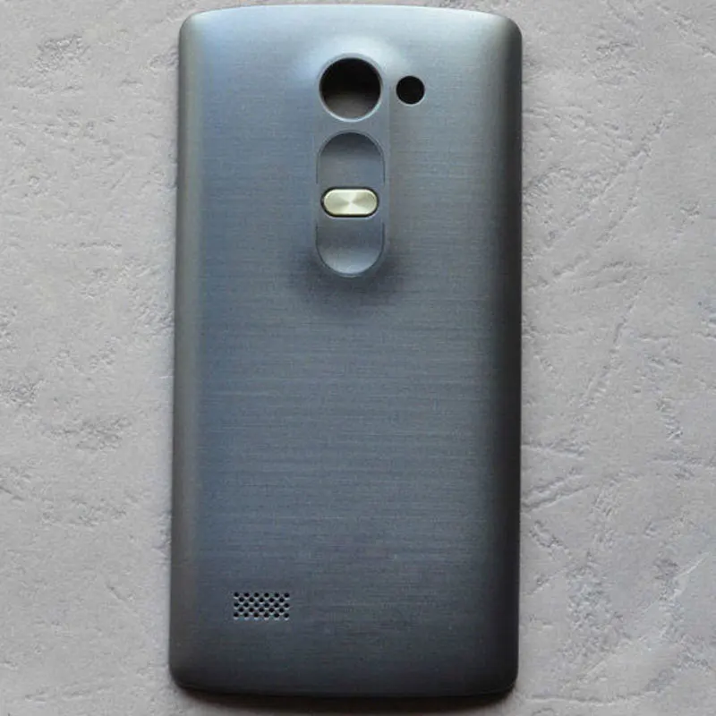 BINYEAE Пластик задняя крышка для LG Leon H320 H324 H340 Батарея задняя крышка Корпус сзади чехол двери H340 Запасная часть - Цвет: dark grey