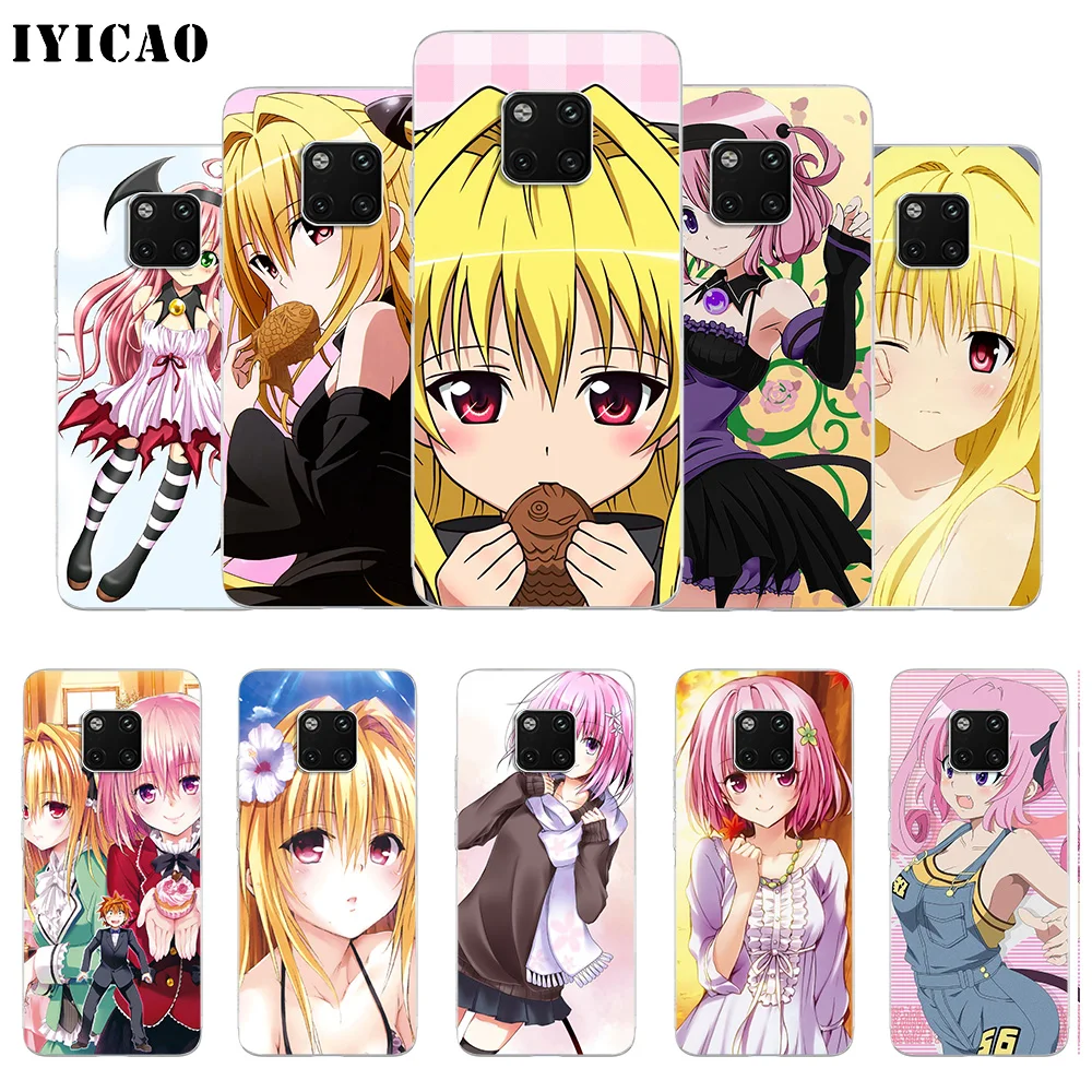 IYICAO To Love Ru Мягкий силиконовый чехол для телефона Huawei Mate 10 20 Lite Pro Nova 2 2i 3 3i 4 TPU |