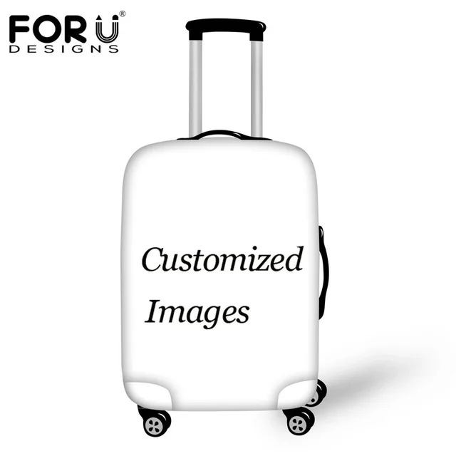 Customized FORUDESIGNS Afrian Girl ацтекский узор багаж защитный водонепроницаемый чехол для 18-3" чемодан на колесиках эластичные дорожные дождевые чехлы - Цвет: Customized