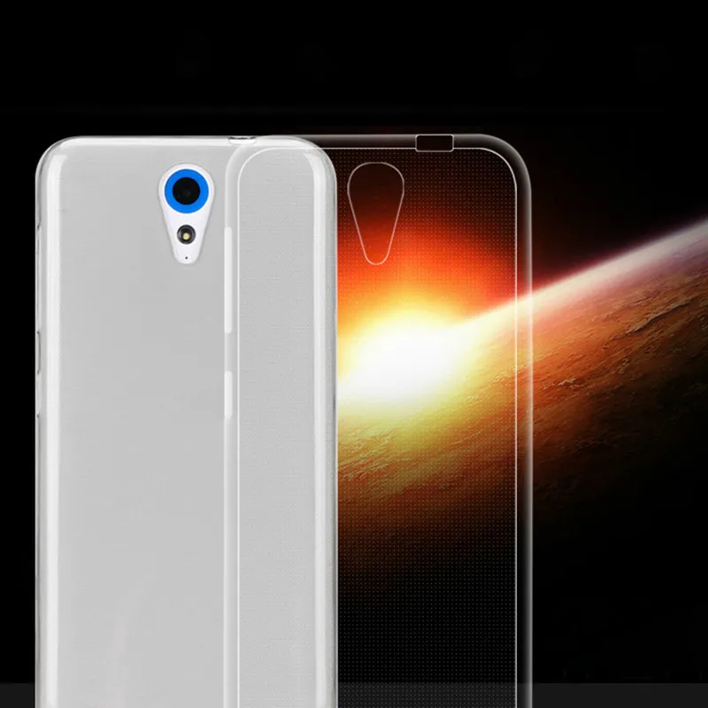Clear Transparent Soft Silicone TPU Case For HTC Desire 620 |