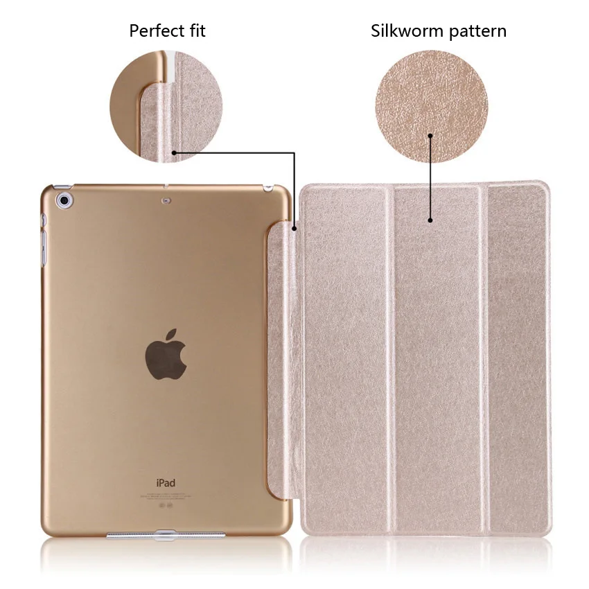 Чехол для iPad Pro 12,9, прозрачная задняя крышка из искусственной кожи, ультра тонкий, трехслойный, для пробуждения, умный чехол для планшета, для iPad 12,9, чехол, светильник, вес