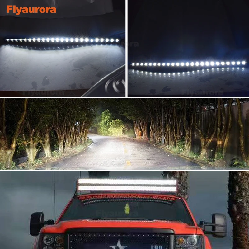 

LED Light Bar Single Row 7" 13" 20"18 25" 30" 38'' 44inch 18W 36W 54W 72W 90W 108W 126W For SUV 4X4 ATV Off Road LED Work Ligh