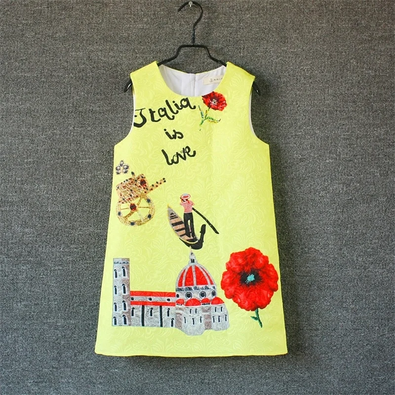 Комплект из юбки и джемпера без рукавов с принтом граффити | Мать ребенок