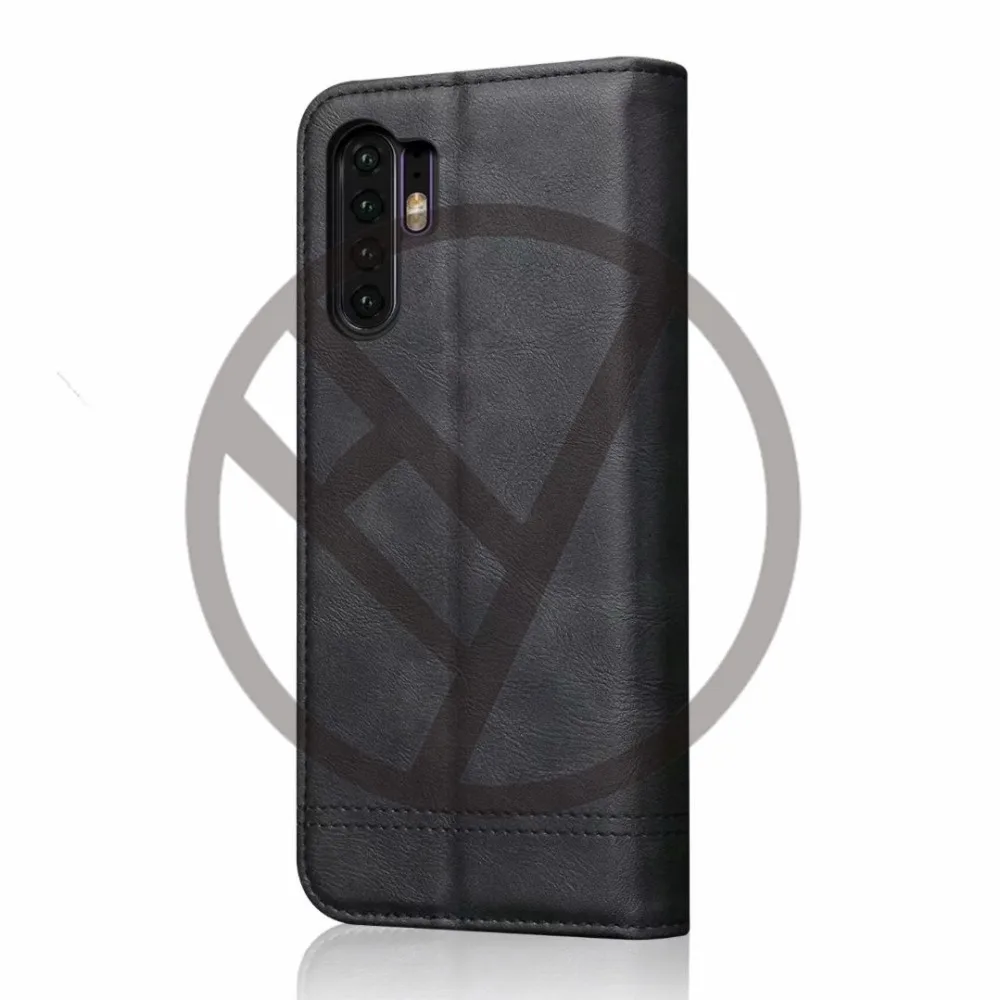 Роскошный кожаный чехол-бумажник для Huawei P30 Pro мягкий силиконовый чехол с