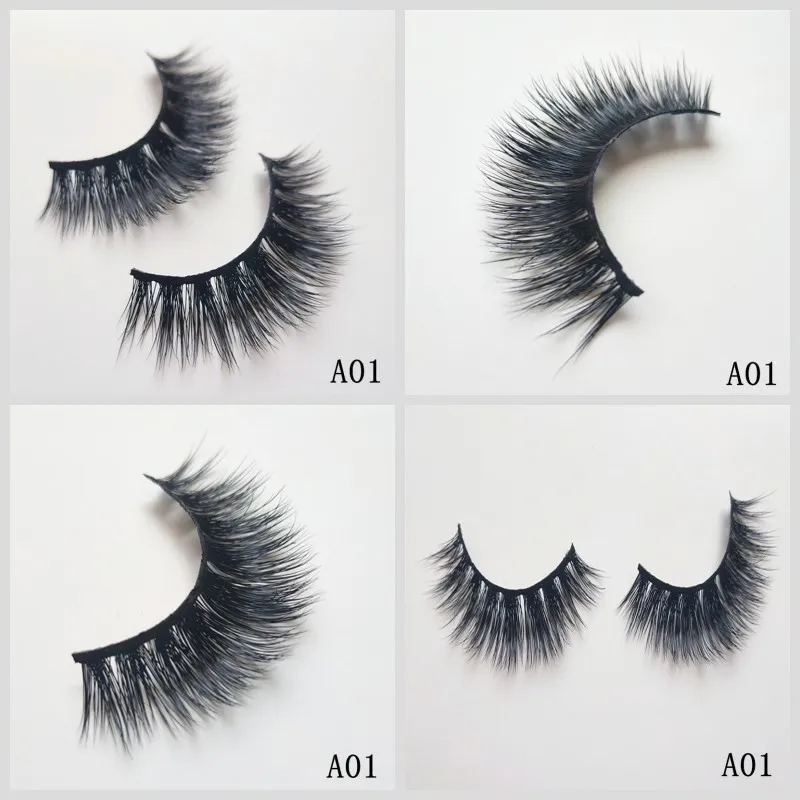 IN USA SELLER wholesale eye lashes mink bulk 50 pairs natural false eyelashes set dramatic 3d wispy fake lashes fluffy long lash
