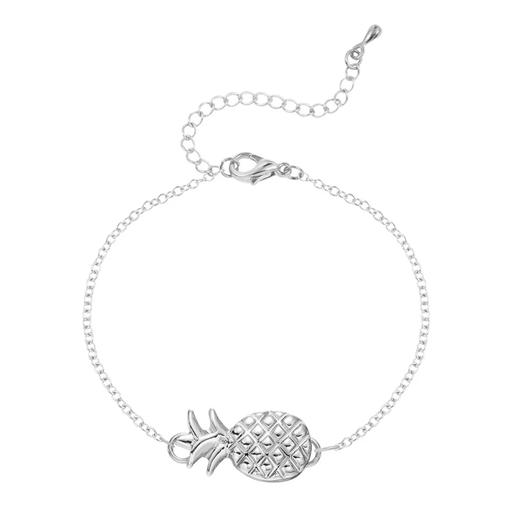 Cxwind Матовый Модный очаровательный браслет в виде фруктов с расширяемой цепочкой