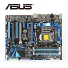 Материнская плата LGA 1156 для Intel P55 ASUS P7P55D Deluxe 3xPCI-E X16 DDR3 2200 МГц OC P7P55D-Deluxe десктопная материнская плата PCI-E X16, бу