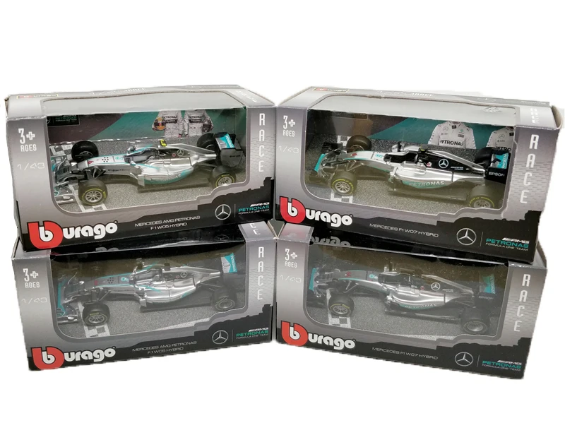BBurago F1 весы 1:43 RedBull AMG W05 W07 SF71H SF70H SF16 RB13 RB14 RB15 SF90 литья под давлением гоночный автомобиль модель Машинки Игрушки