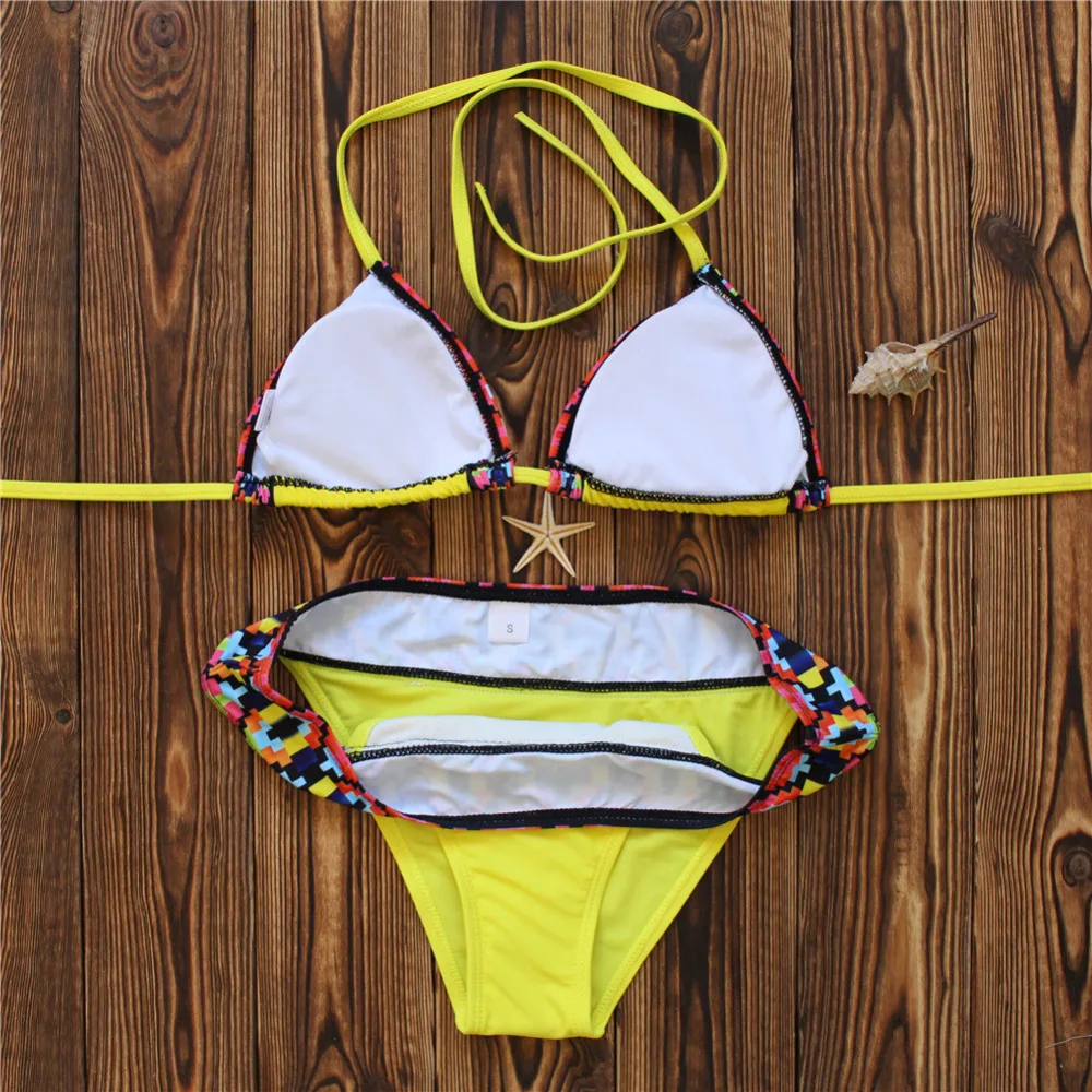 Женский купальный костюм женские купальные трусики купальники ретро лето бикини