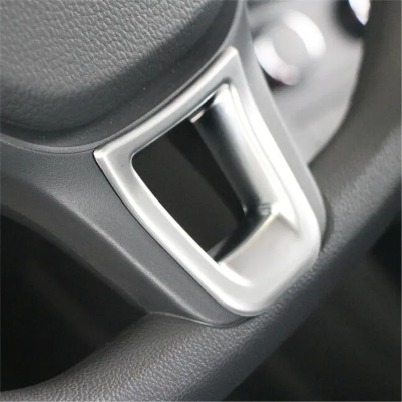 For 2016-2019 Touran Steering wheel sequin sticker New touran Interior decoration plastic plating silver modifying accessories | Автомобили